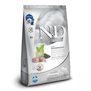 Imagem de Ração ND White Cães Adultos Medium/Max Merluza 7kg