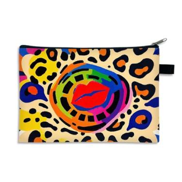 Imagem de Presente de Dia das Mães para Mães Mães Mãe Mãe Bolsa de Maquiagem Aniversário Apreciação Apreciação Apreciação Obrigado Presentes para Mulheres Tia Mama - Lábios Coloridos Sacos Cosméticos