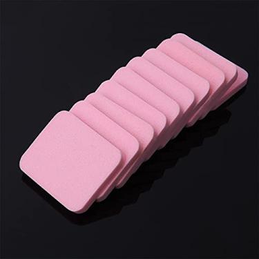Imagem de Esponjas quadradas redondas para cosméticos puff base macia corretivo contorno facial esponja pó puff ferramentas de beleza, rosa quadrado 1