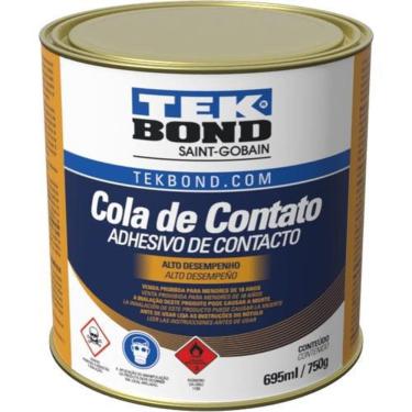 Imagem de Cola de Contato 750g Tek Bond | Adesivo Neoprene | Uso Geral