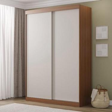Imagem de Guarda-Roupa 2 Portas Samambaia CabeCasa MadeiraMadeira Freijó/Off Whi