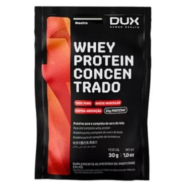 Imagem de Whey Protein 100% Concentrado Sache 27g Sabor Neutro-Dux Human Health-Dux Nutrition