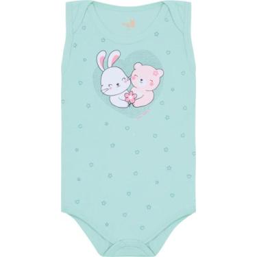 Imagem de Body regata bebe 13479 kiko e kika - Kiko baby, Azul claro, RN