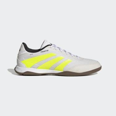 Imagem de Chuteira Futsal Adidas Predator League Unissex, Branco, Verde, 40