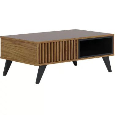 Imagem de Mesa De Centro Para Sala Jeri Noce Milano Preto Clb Noce Mil
