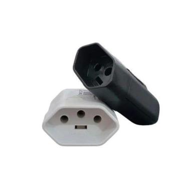 Imagem de Plug femea 2p 10a pr/br ref 57412/953 tramontina