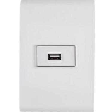Imagem de Tomada usb 1,5a bivolt liz 57170026 tramontina