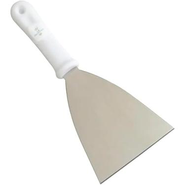 Imagem de Espátula Reta de Cozinha Profissional, Aço Inox, 4 Polegadas, para Culinária