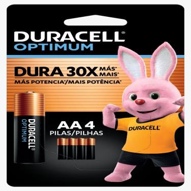 Imagem de Pilha Duracell Optimum AA 4 unidades