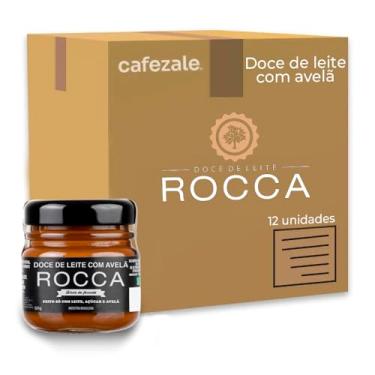 Imagem de Doce de Leite Rocca com Avelã Kit 12 Potes de 50g