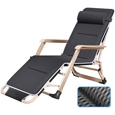 Imagem de LMJYU Cadeira reclinável, para casa, lazer, assento reclinável com gravidade zero, cadeira reclinável dobrável, ao ar livre, pátio, espreguiçadeira, cadeiras reclináveis para pátio ao ar livre