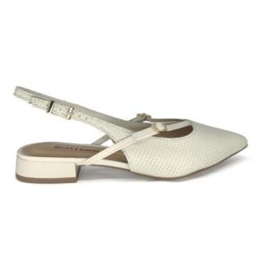 Imagem de Sandália Slingback Salto Baixo Bottero Couro Elegante 354822-Feminino