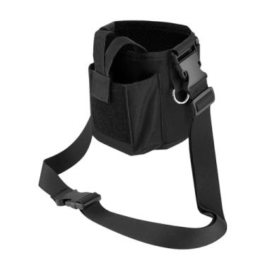 Imagem de Generic Bolsa para garrafa de água, alça de ombro, porta-copos com bolso para celular para caminhadas, Preto