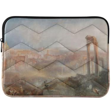 Imagem de Capa para laptop personalizada J m W Turner Prints Modern Rome acolchoada para MacBook Pro 14 capa para laptop capa fofa para notebook universal 13-14 polegadas