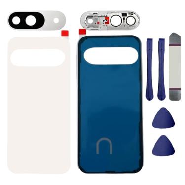Imagem de Substituição de vidro traseiro para Pixel 9 com lente de câmera traseira para Google Pixel 9 5G Capa traseira de vidro + fitas pré-instaladas + ferramentas (não adequado para Pixel 9 Pro XL/9 Pro