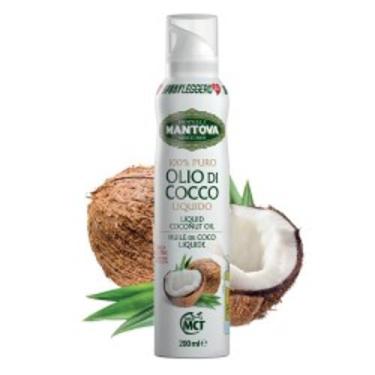 Imagem de Óleo de Coco Spray Mantova Leggero 200 ml - Produto Italiano