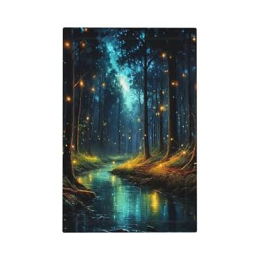 Imagem de Tewujay Capa de interruptor de luz Fairy Forest River sem dispositivo, placa de parede 1 gangue placa decorativa em branco para decoração de quarto de estar no campo