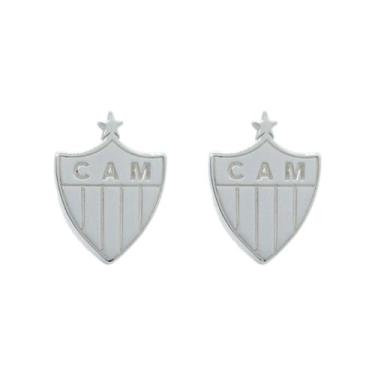 Imagem de Brinco Escudo Atlético MG Prata 925 Oficial Noble