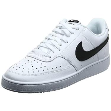 Imagem de Nike Tênis masculino Court Vision Low, Branco/preto e branco, 39
