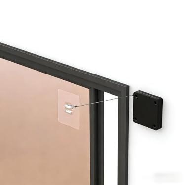 Imagem de Fechador de Porta Automático Mola Área - Fechamento Automático com Cabo Retrátil, Prático e Durável para Residência e Comércio (3 UNI)