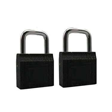Imagem de U5GAAALPPQ9 Cadeados para cadeados ao ar livre Feixe engrossado com 2 chaves adequado para porta armazém e chaveiro de contêiner (A1)