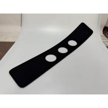 Imagem de Tapete de torneira para pia de banheiro 3 furos: 69 cm C C x 11 cm L protetor de respingos serve para casa de fazenda generalizada vintage ponte torneira de cozinha - protetor de contador