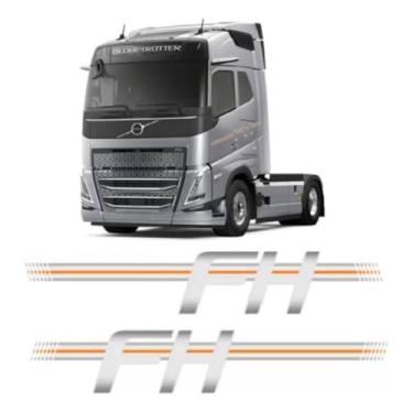 Imagem de Faixa Compatível Com Caminhão Fh 400 540 Adesivo Lateral