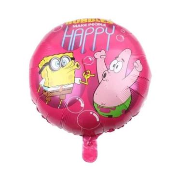 Imagem de Balões De Folha Do Bob Esponja E Patrick Estrela Para Festa De Anivers
