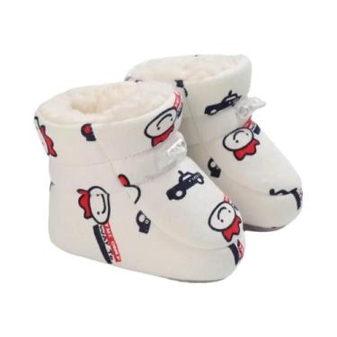 Imagem de Botas De Inverno Para Bebês De 0 a 1 Ano, Quentes, Fofas, Com Solado M