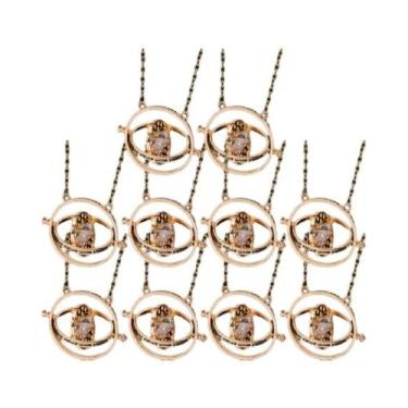 Imagem de Colar De Ampulheta Triangular Rotativa 1-10 Peças, Adereço De Cosplay,