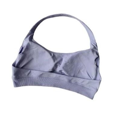 Imagem de Sutiã Esportivo Feminino De Alto Suporte, Sem Costura, Halter, Com Efe