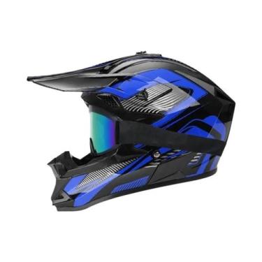 Imagem de Capacete Universal Integral Para Motocicleta Para Crianças E Adultos C