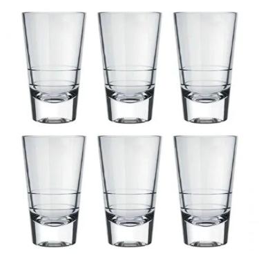 Imagem de Copo Dose Caninha Cachaça Pinga Nadir 100ml - 06 Unidades