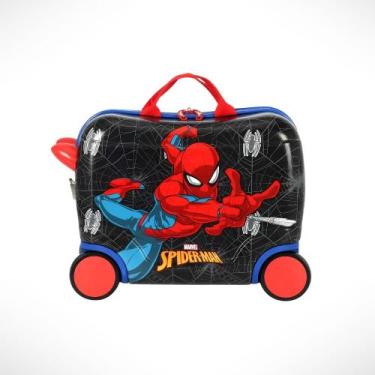 Imagem de Mala Infantil Escolar Sipiderman Homem Aranha Com Carona - Luxcel
