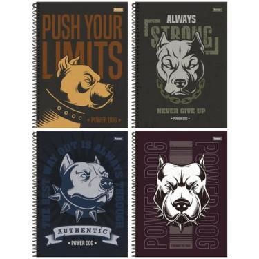 Imagem de Caderno Espiral Capa Dura 10x1 - 160 Folhas - Power Dog - Foroni