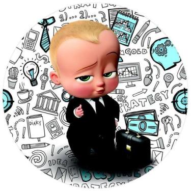 Imagem de Painel Festa Redondo 3d Poderoso Chefinho Estampa Digital Sublimado 1,