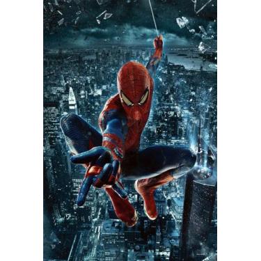 Imagem de Painel Festa Retangular Para Casado 1,5x2,2m Homem Aranha 4 - Fantasia