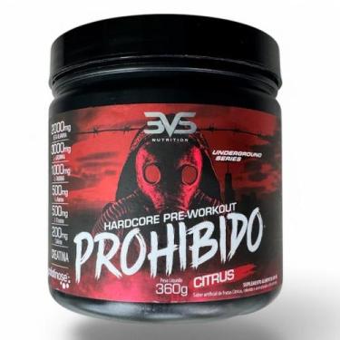 Imagem de Pré Treino Prohibido 360g 3VS Sabor Citrus para Energia e Desempenho M