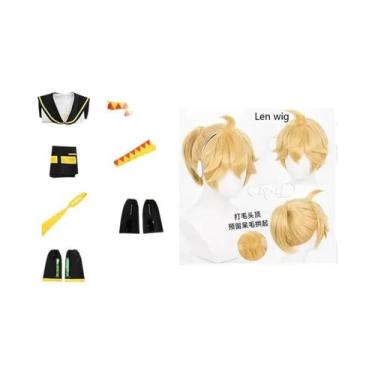 Imagem de Fantasia De Cosplay Anime Len Rin, Uniforme Kagamine JK, Roupas Para H