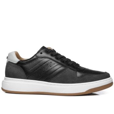 Imagem de Tênis Casual Pegada Masculino em Couro Preto 111721-05-Masculino
