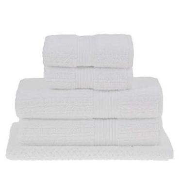 Imagem de Jogo de toalha de banho Fio Penteado Canelado 5 peças Buddemeyer, Bran