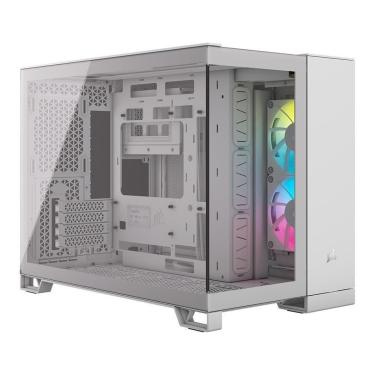 Imagem de Gabinete Gamer Corsair 2500X LINK Tempered Glass mATX Mid-Tower, 2x FANs, - CC-9011268-...