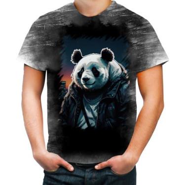 Imagem de Camiseta Desgaste Panda Com Roupa Estilosa 8 - DESIGN CAMISETAS, INF 1