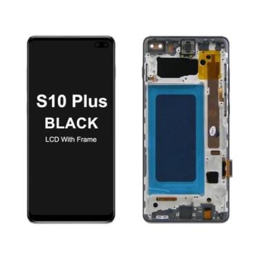 Imagem de Display LCD Tela de toque digital com moldura, Samsung S10 Plus, G975,