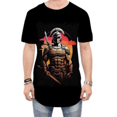 Imagem de Camiseta Longline Soldado Romano Império 2 - Kasubeck Store®, G
