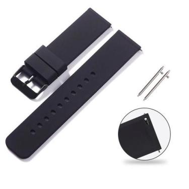 Imagem de Pulseira 20mm Silicone Gold para Relógio Smartwatch c/ Pinos - Poolsy,