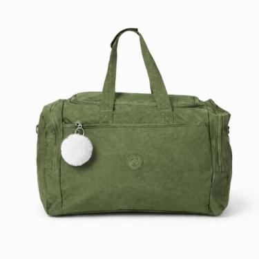 Imagem de Bolsa Esportiva Feminina Nylon Grande Leve Resistente Academia Viagem 