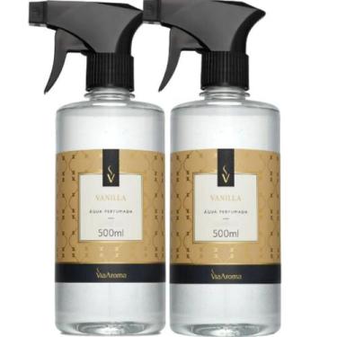Imagem de Kit 2 Águas Perfumadas 500ml Via Aroma Aromas Exclusivos para Tecidos 