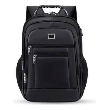 Imagem de Mochila Masculina Feminina Notebook Reforçada Resistente, Saída e fios