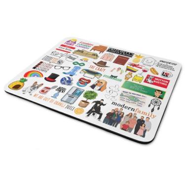 Imagem de Mouse Pad Geek Icons Moments - Modern Family - Branco - JPS INFO